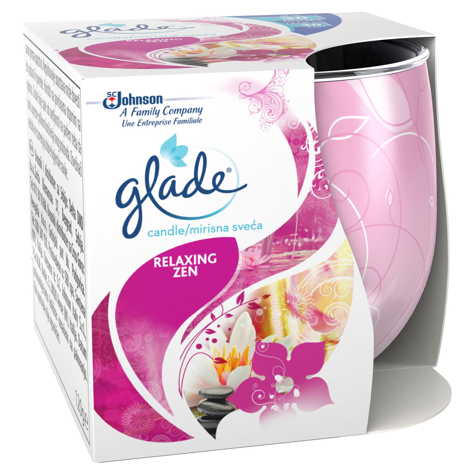 Glade Candle Relaxing Zen 120g Glade Candle Relaxing Zen 120g
